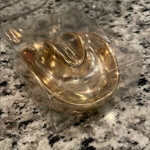 Elegant Gold Glass Accent Piece